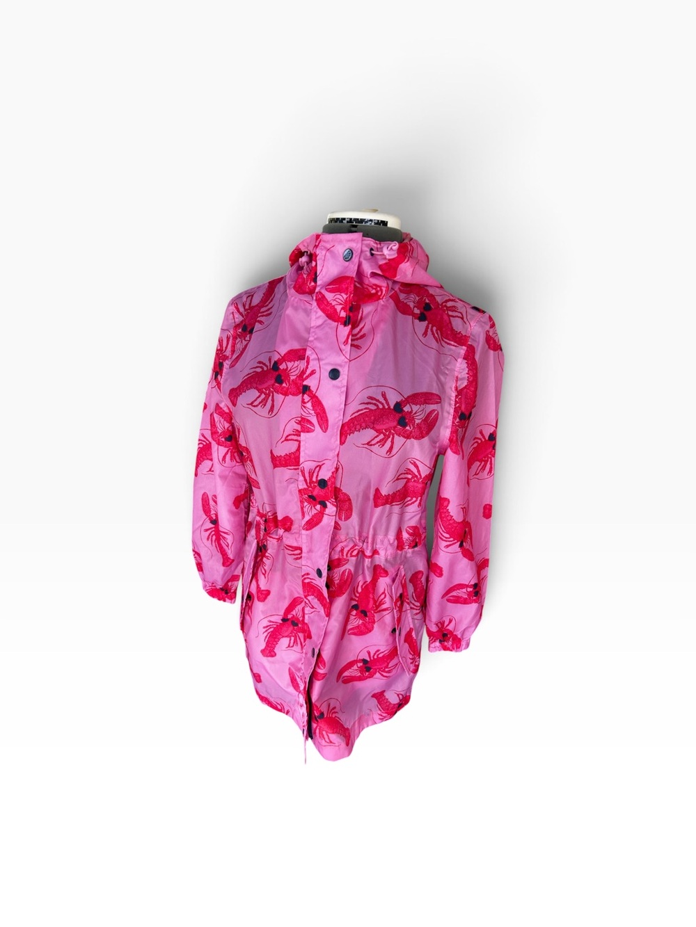 Joules Lobster Design Hooded Waterproof Jacket Size Small